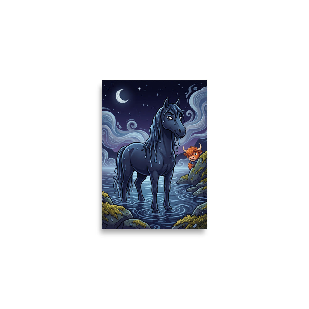 KELPIE Art Print | A2 | Scottish folklore wall art