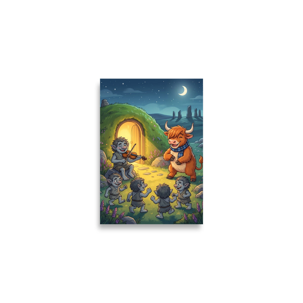 THE TROWS Art Print | A2 | Scottish folklore wall art
