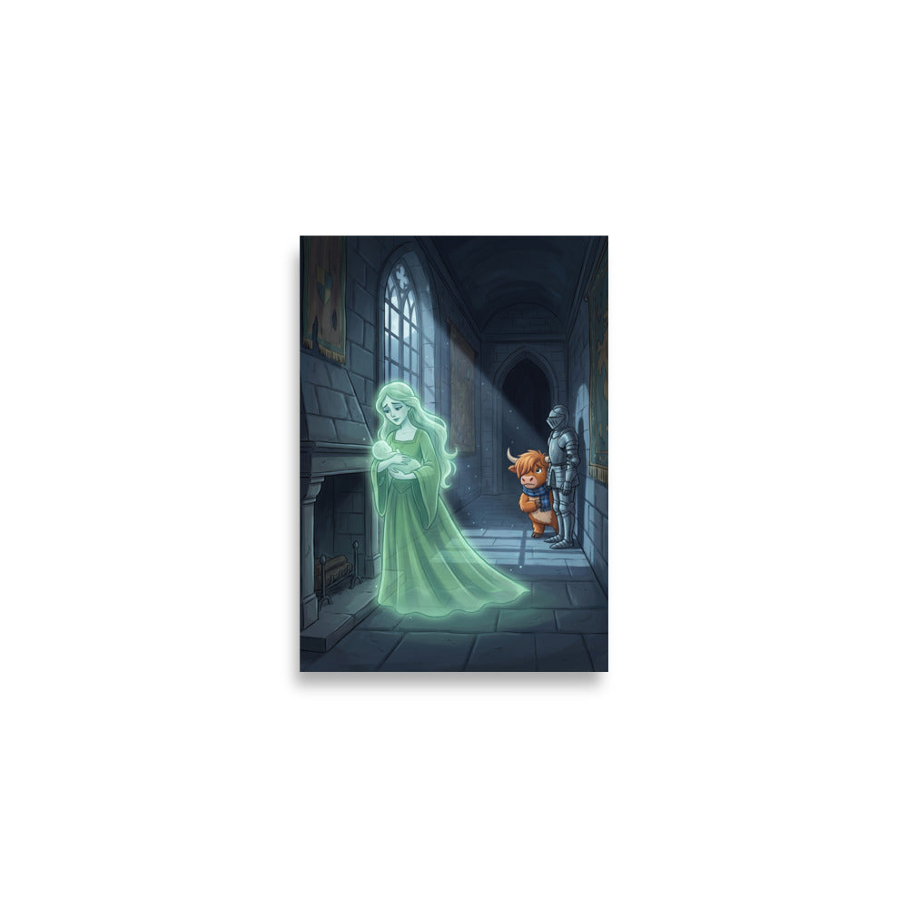 THE GREEN LADY Art Print | A2 | Scottish folklore wall art