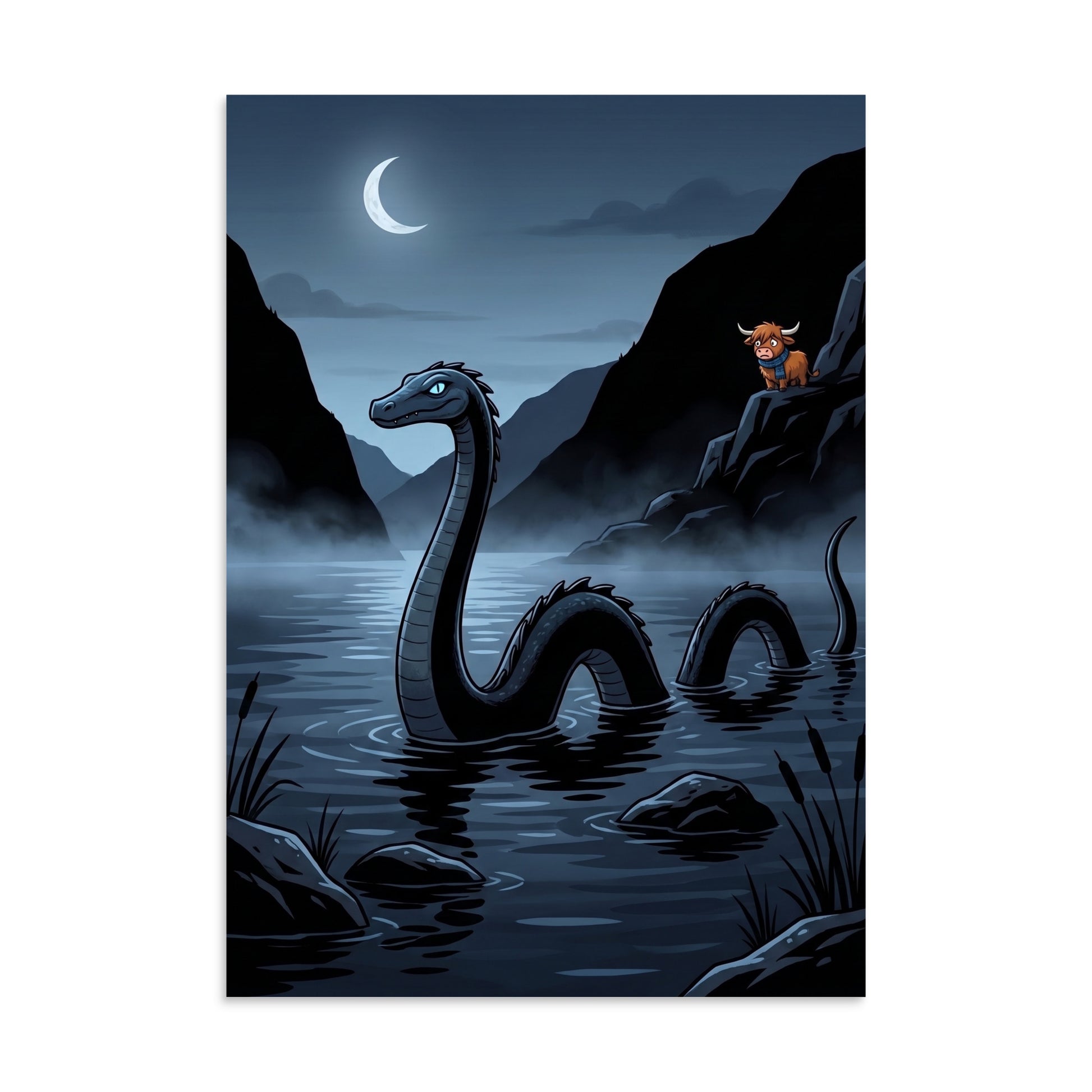 MORAG Art Print | A3 | Scottish folklore wall art