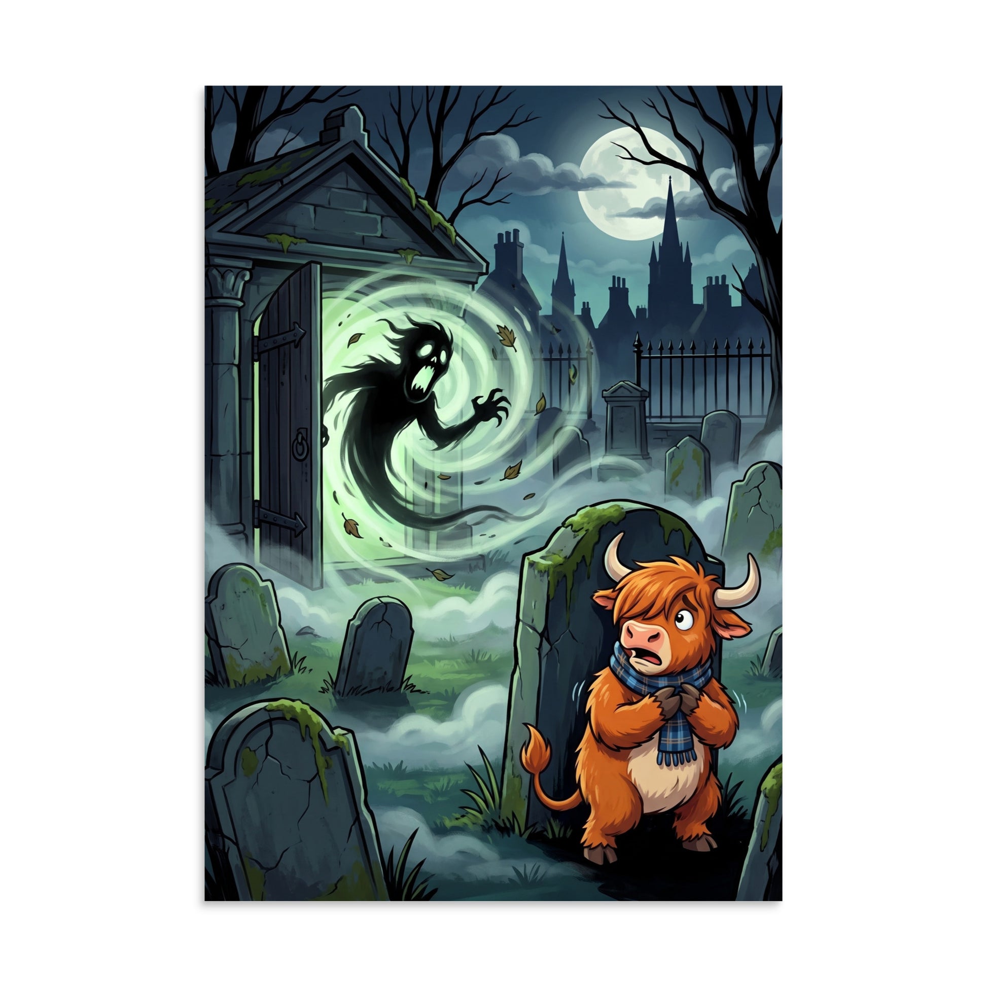 THE MACKENZIE POLTERGEIST Art Print | A4 | Scottish folklore wall art
