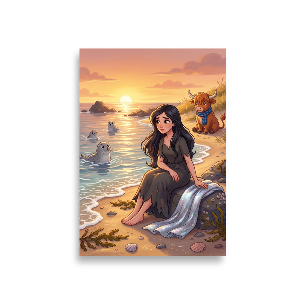 SELKIE Art Print | A1 | Scottish folklore wall art