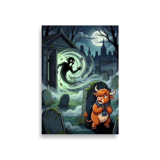 THE MACKENZIE POLTERGEIST Art Print | A1 | Scottish folklore wall art
