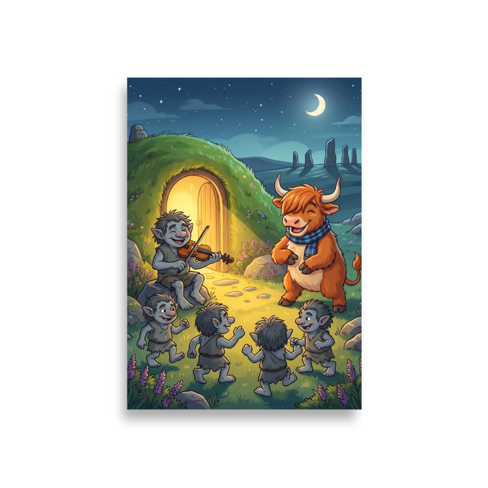 THE TROWS Art Print | A1 | Scottish folklore wall art