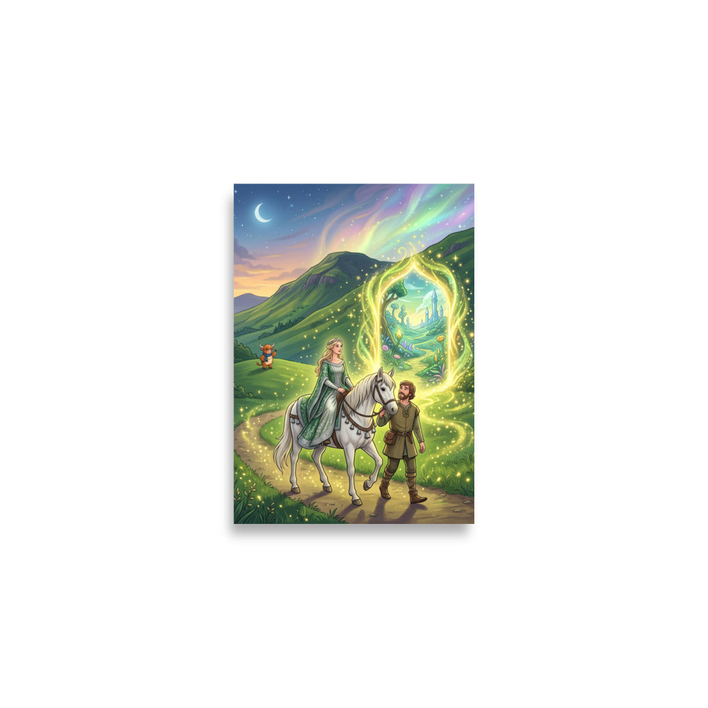 THOMAS THE RHYMER Art Print | A2 | Scottish folklore wall art