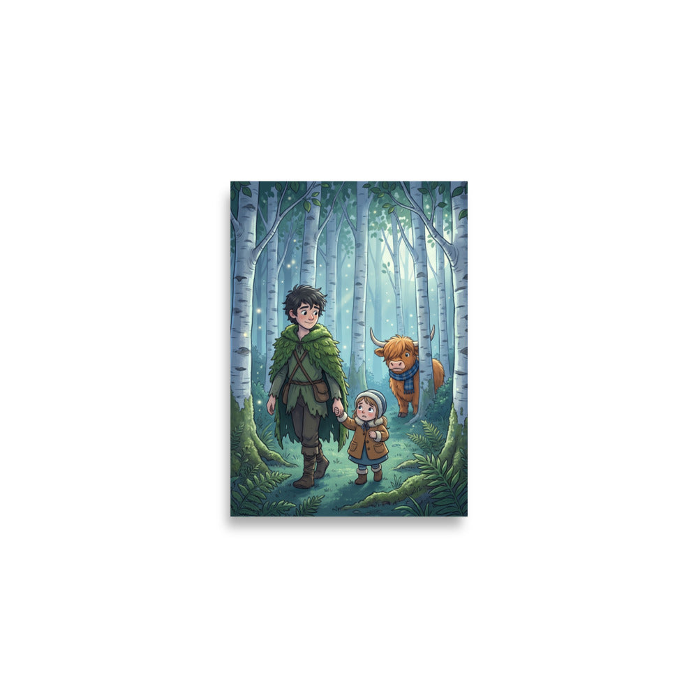 THE GHILLIE DHU Art Print | A2 | Scottish folklore wall art