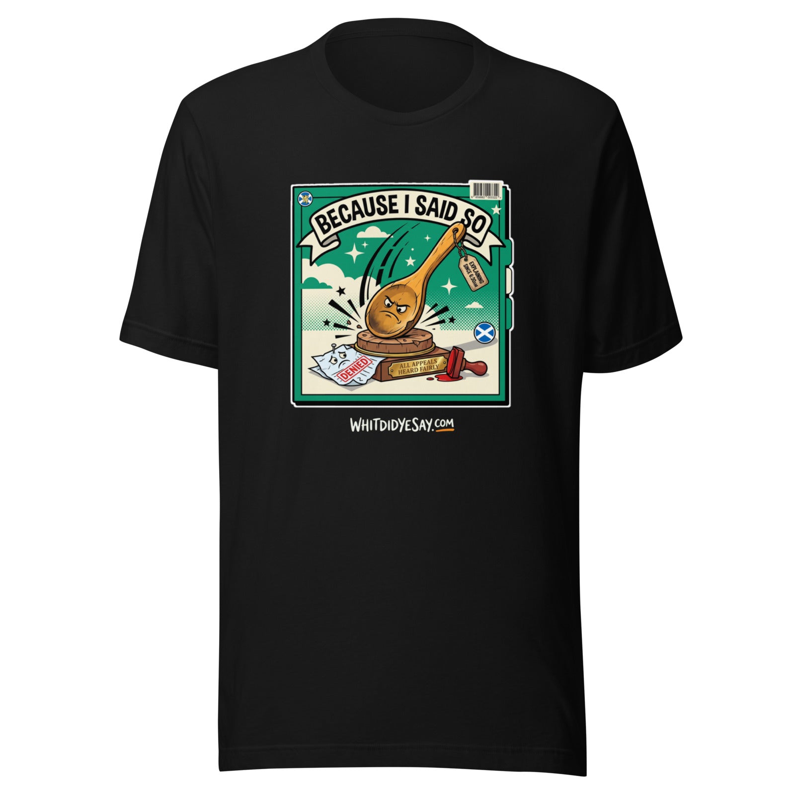 Because I Said So - The Maw Tee | Black | Ghost