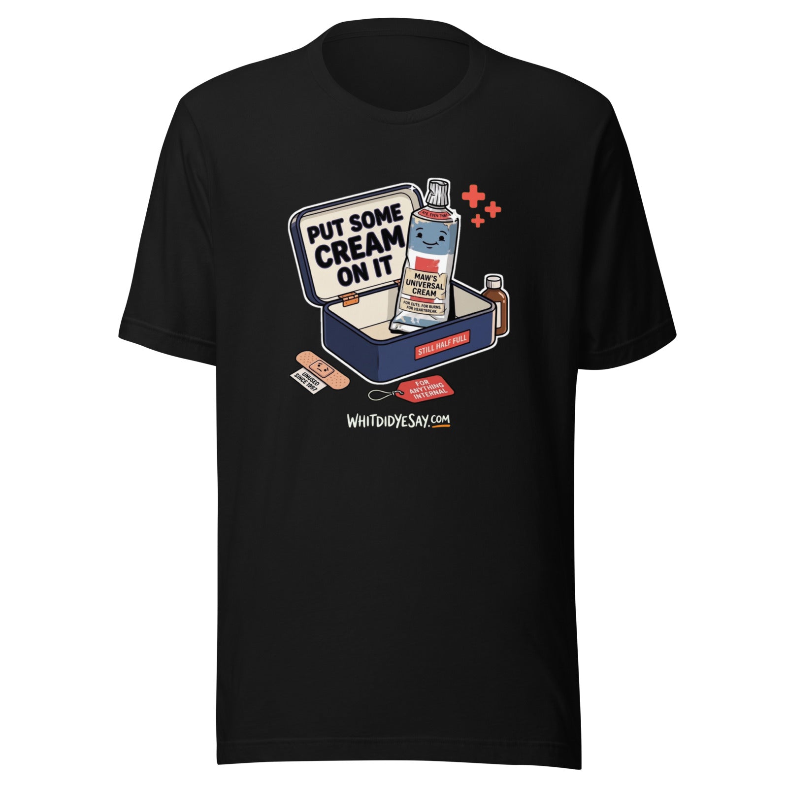 Put Some Cream on It - The Maw Tee | Black | Ghost