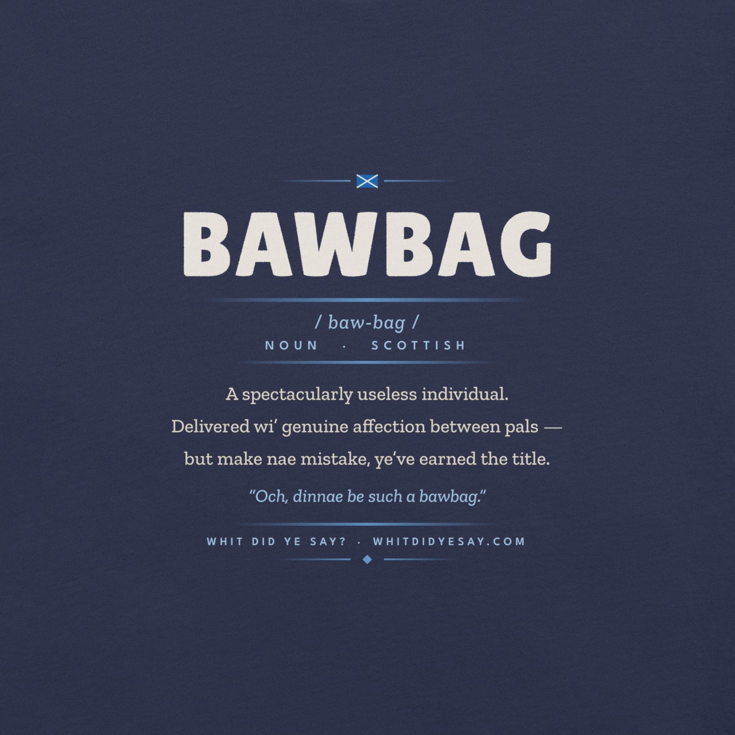 BAWBAG | Navy | Zoomed In