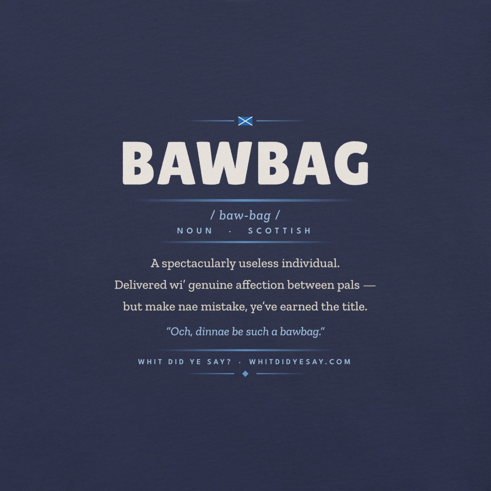 BAWBAG | Navy | Zoomed In