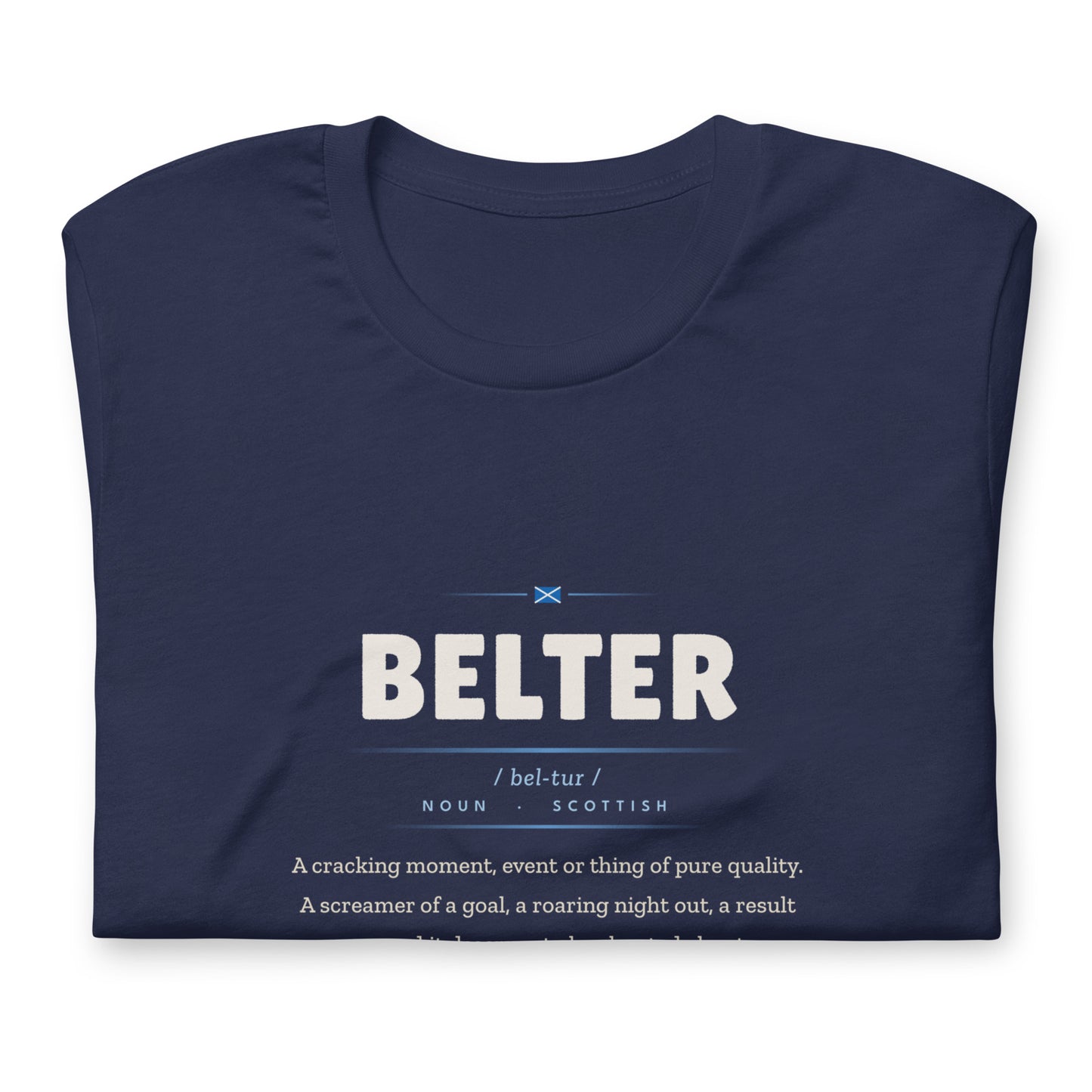 BELTER | Navy | Folded
