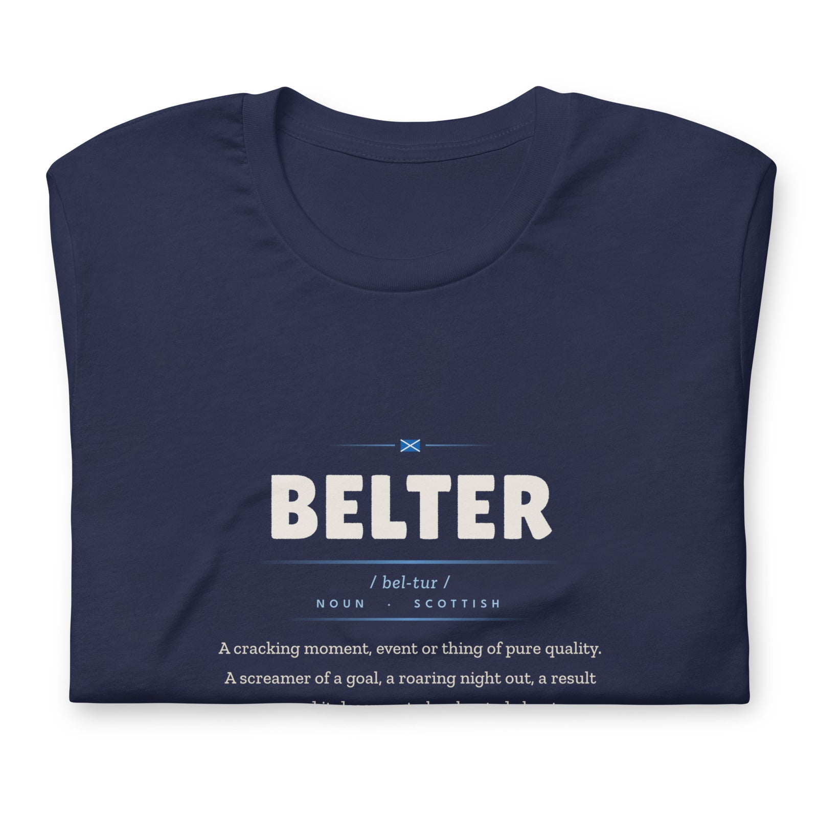 BELTER | Navy | Folded