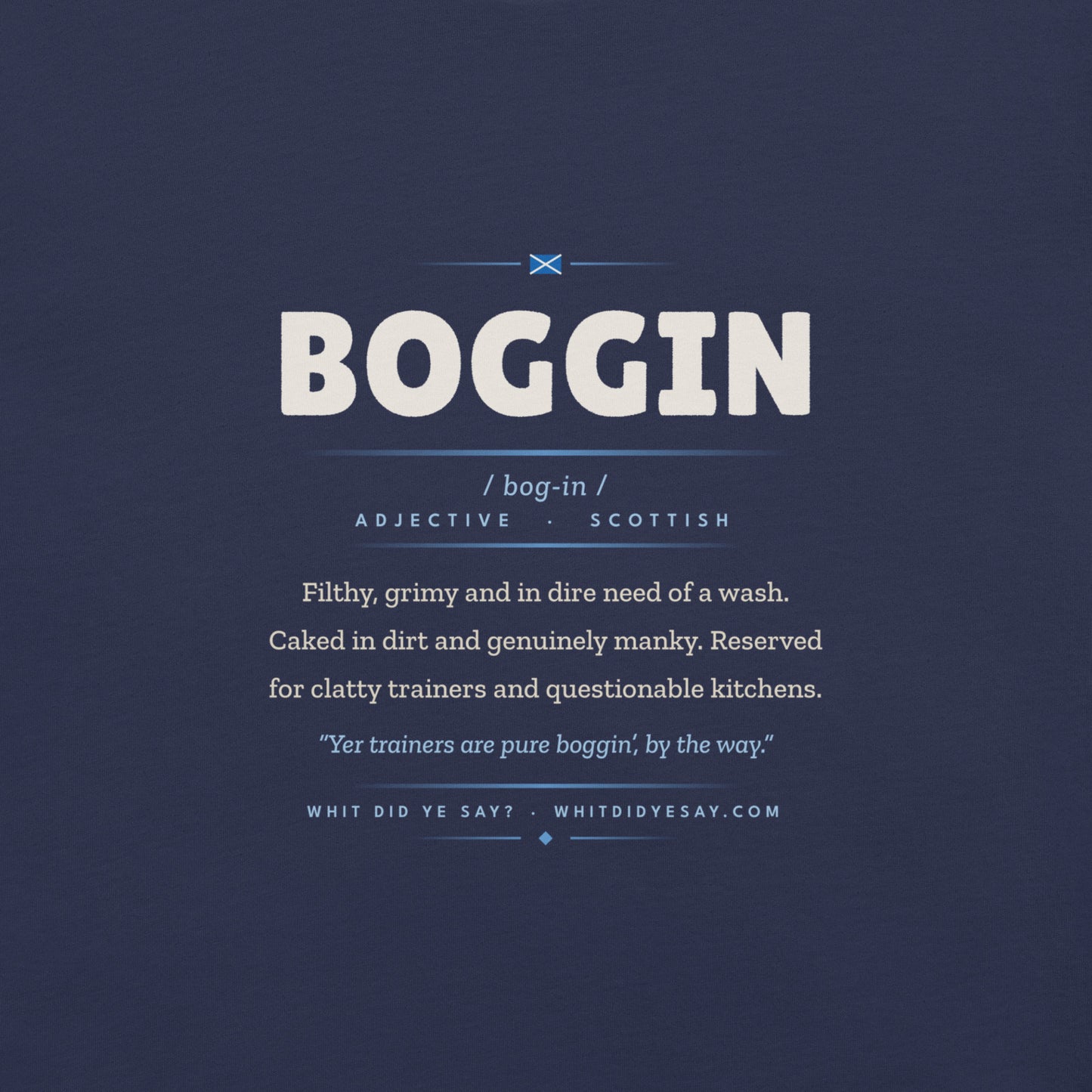BOGGIN | Navy | Zoomed In