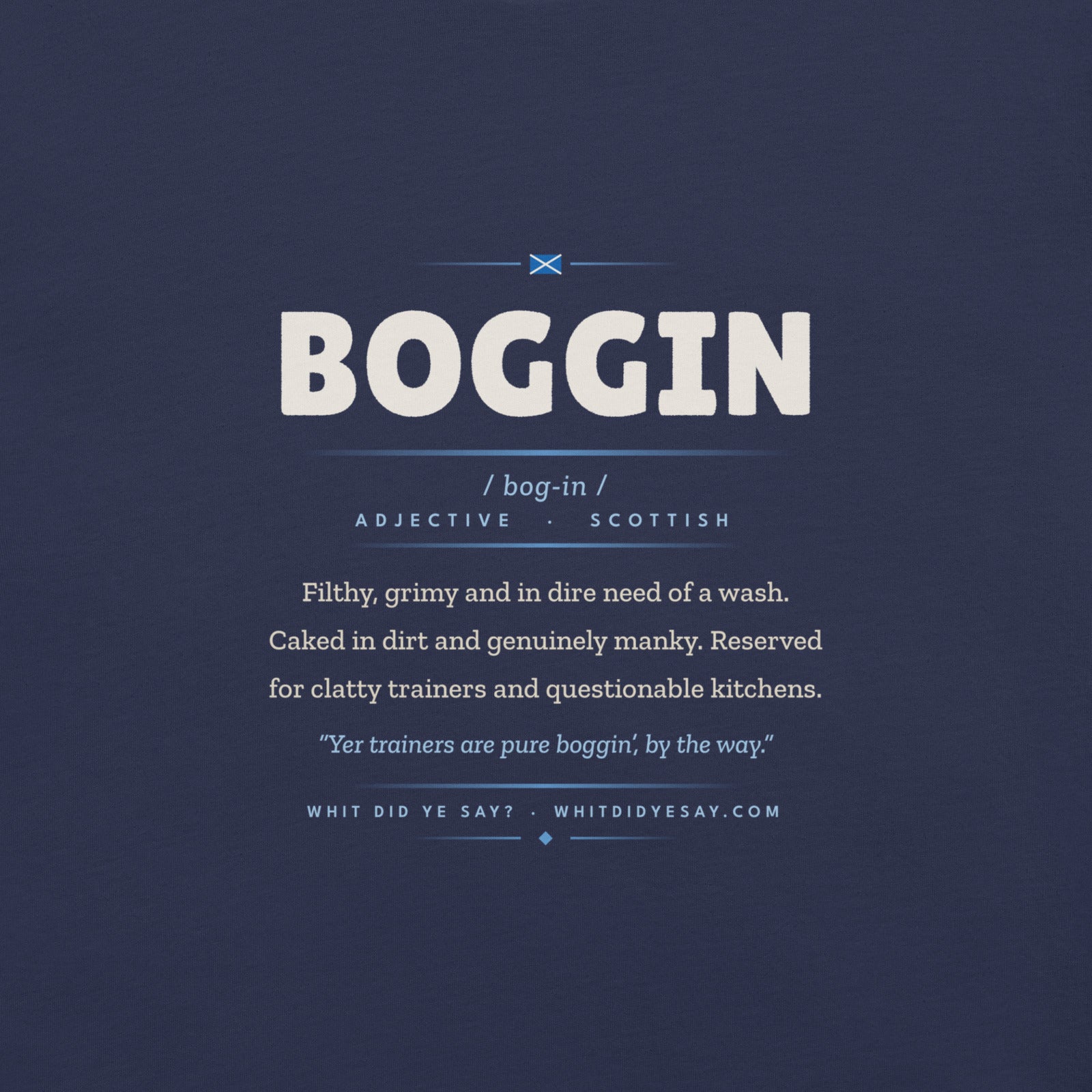 BOGGIN | Navy | Zoomed In