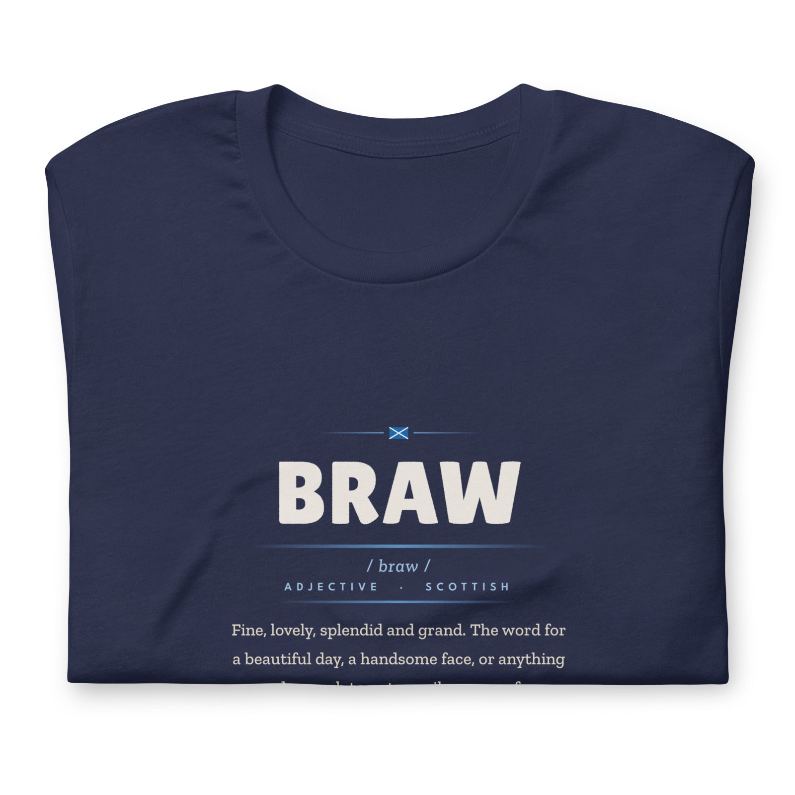BRAW | Navy | Folded