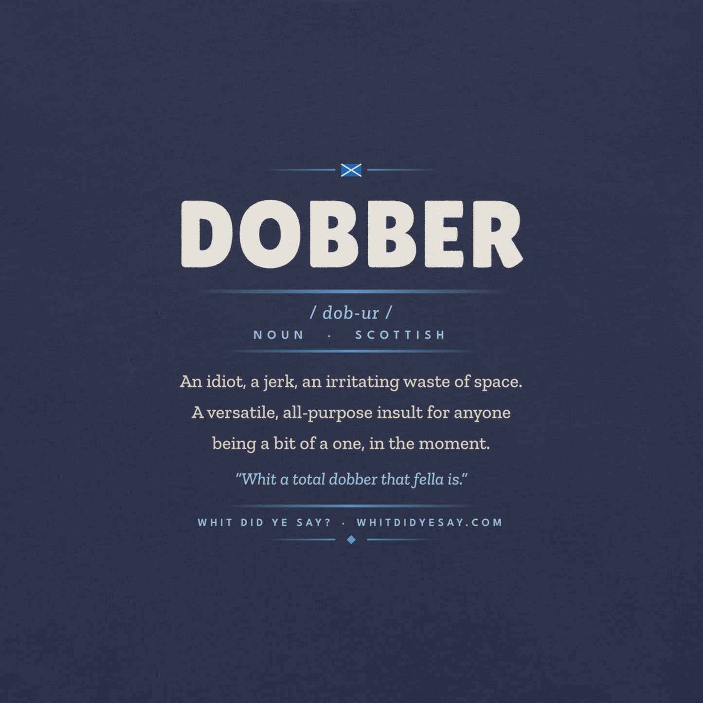 DOBBER | Navy | Zoomed In