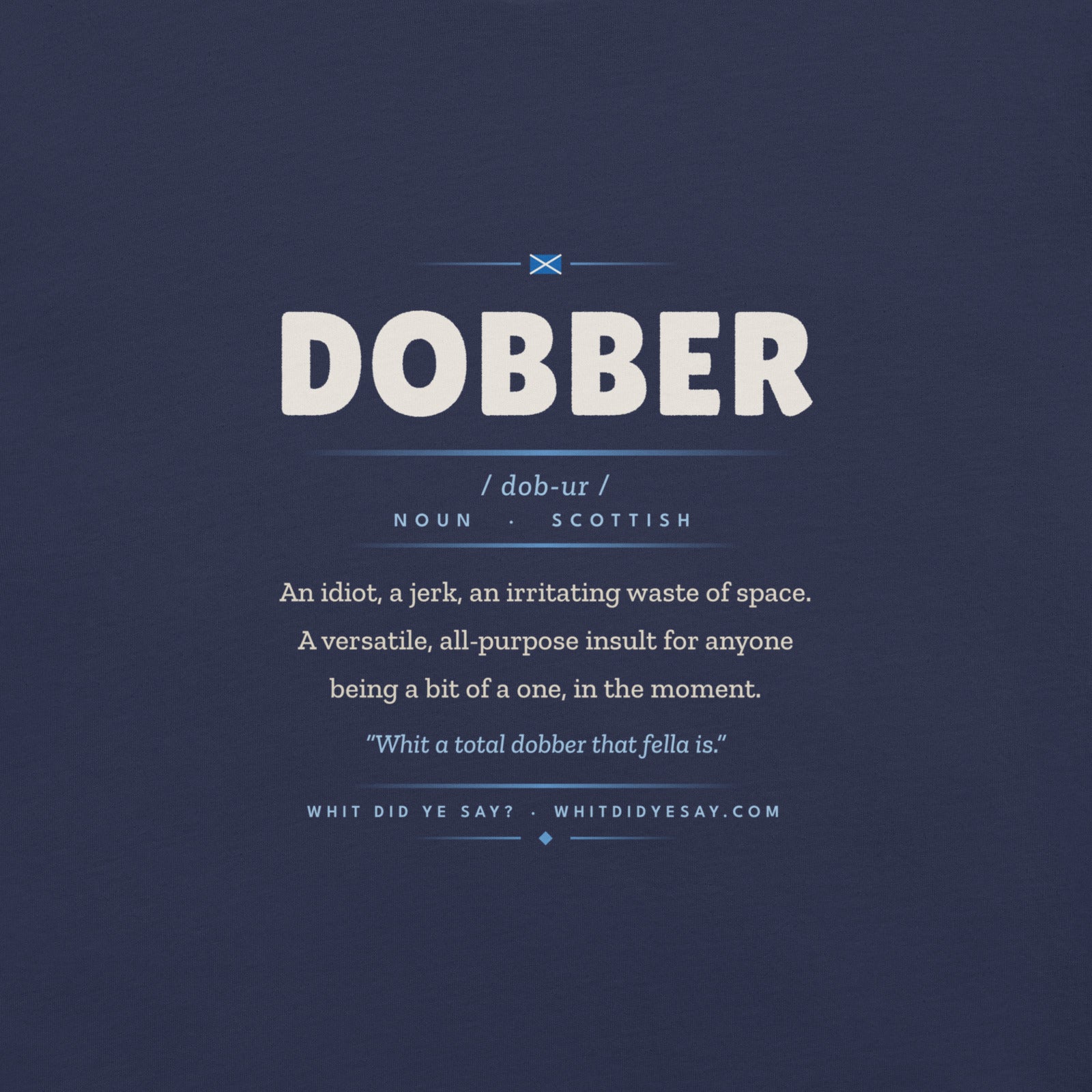 DOBBER | Navy | Zoomed In