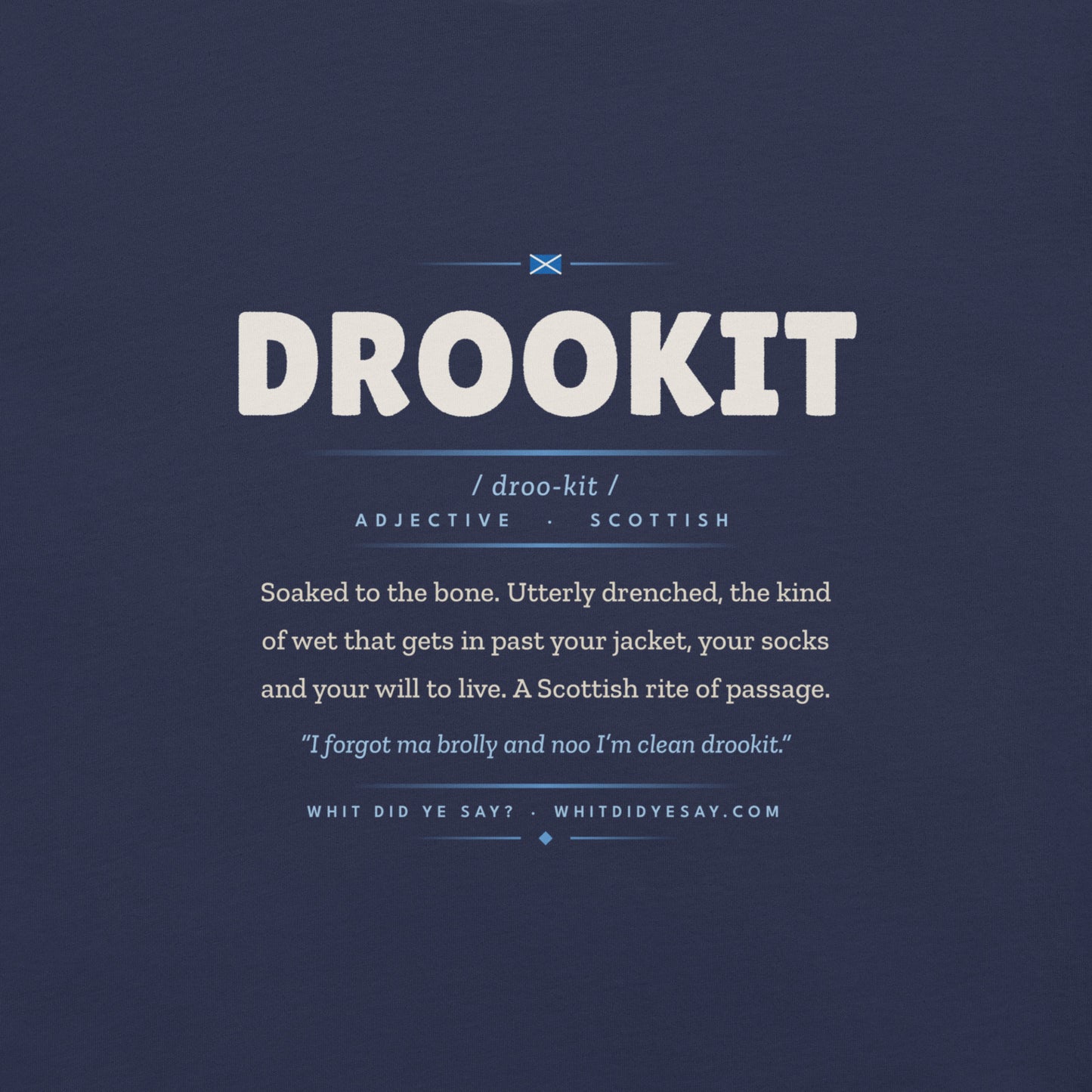 DROOKIT | Navy | Zoomed In