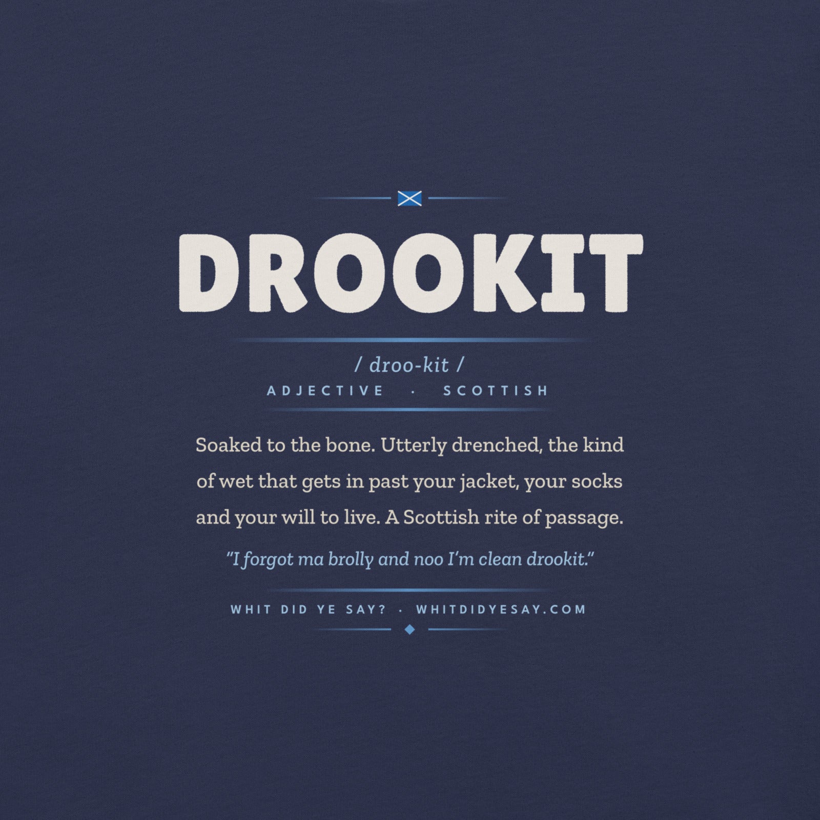 DROOKIT | Navy | Zoomed In