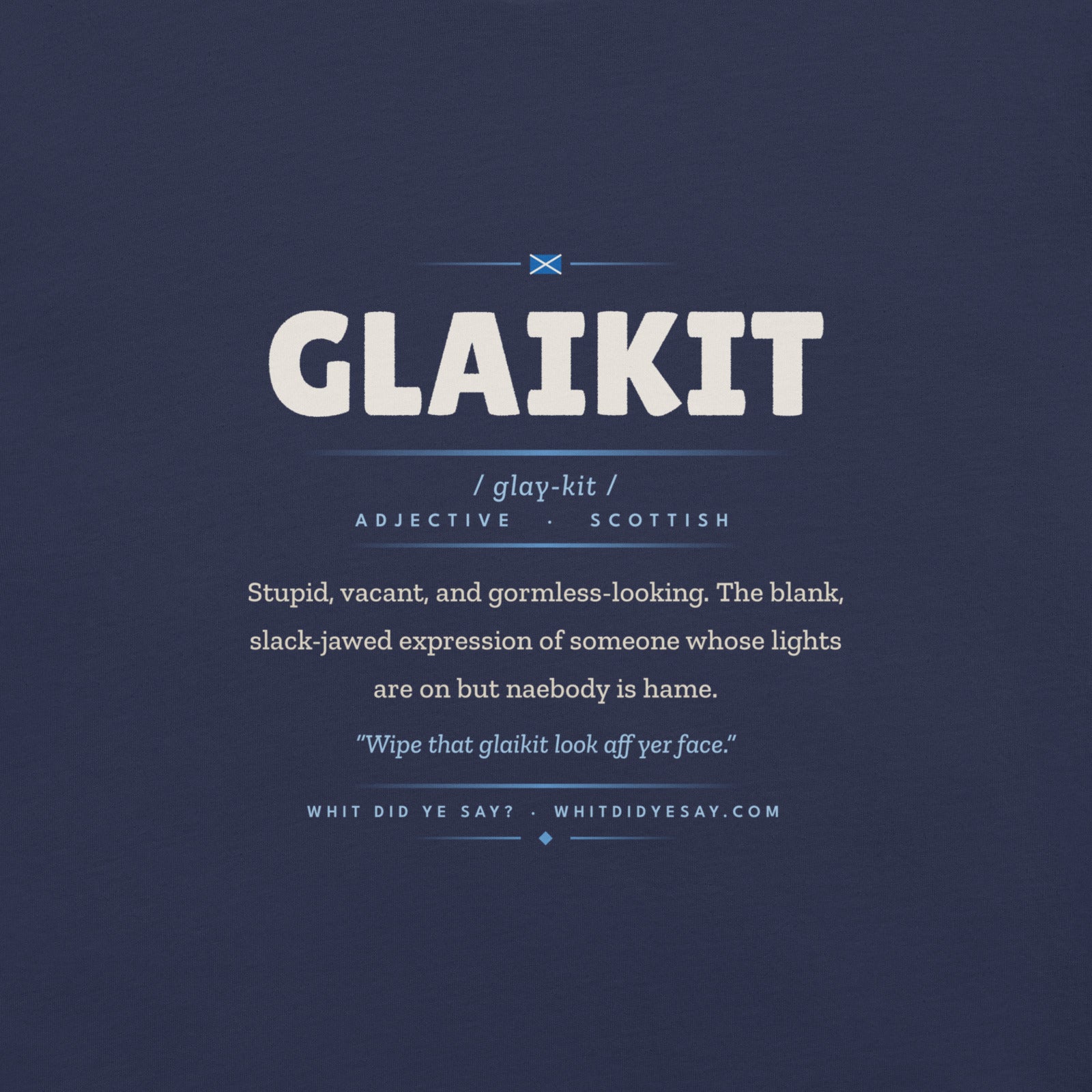 GLAIKIT | Navy | Zoomed In