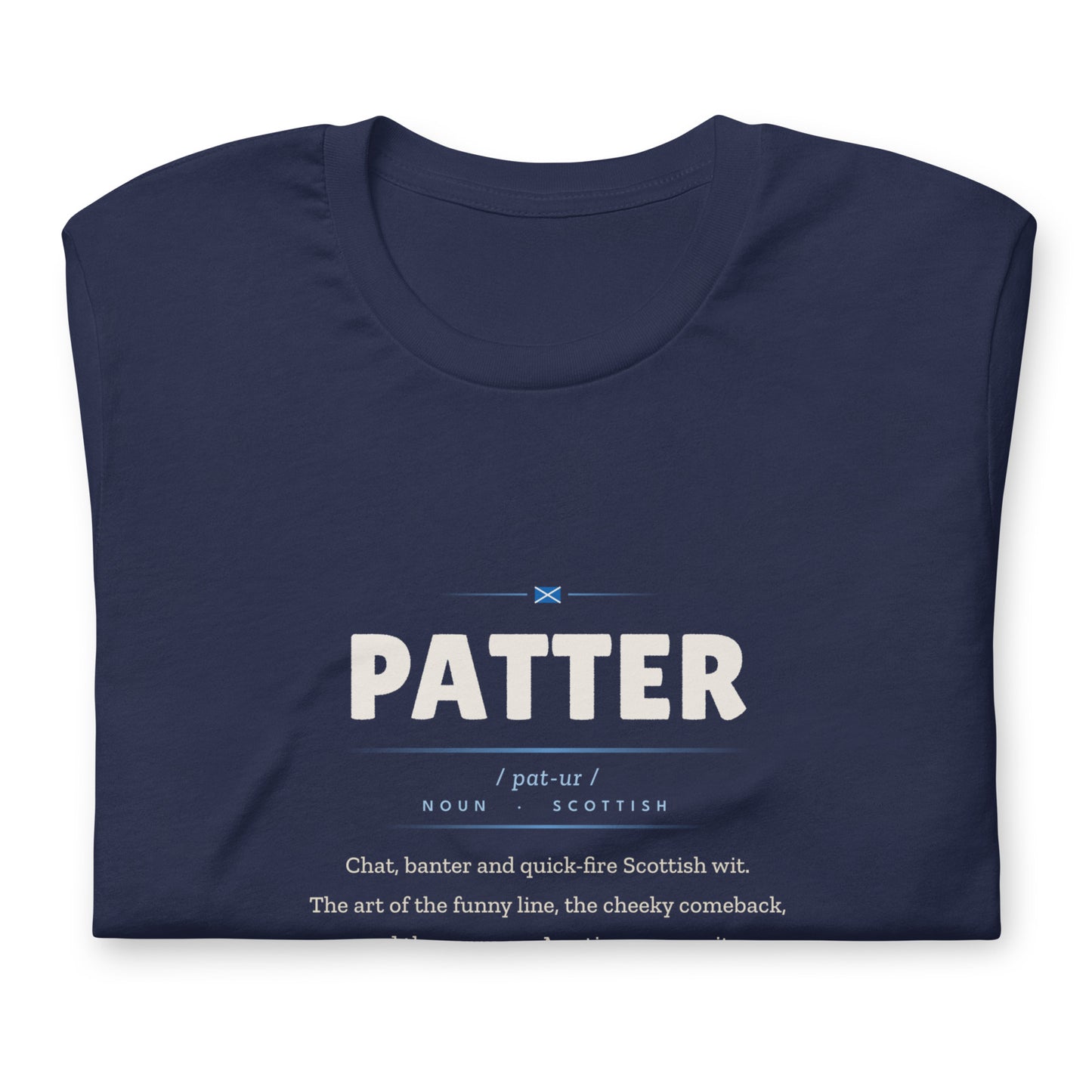 PATTER | Navy | Folded