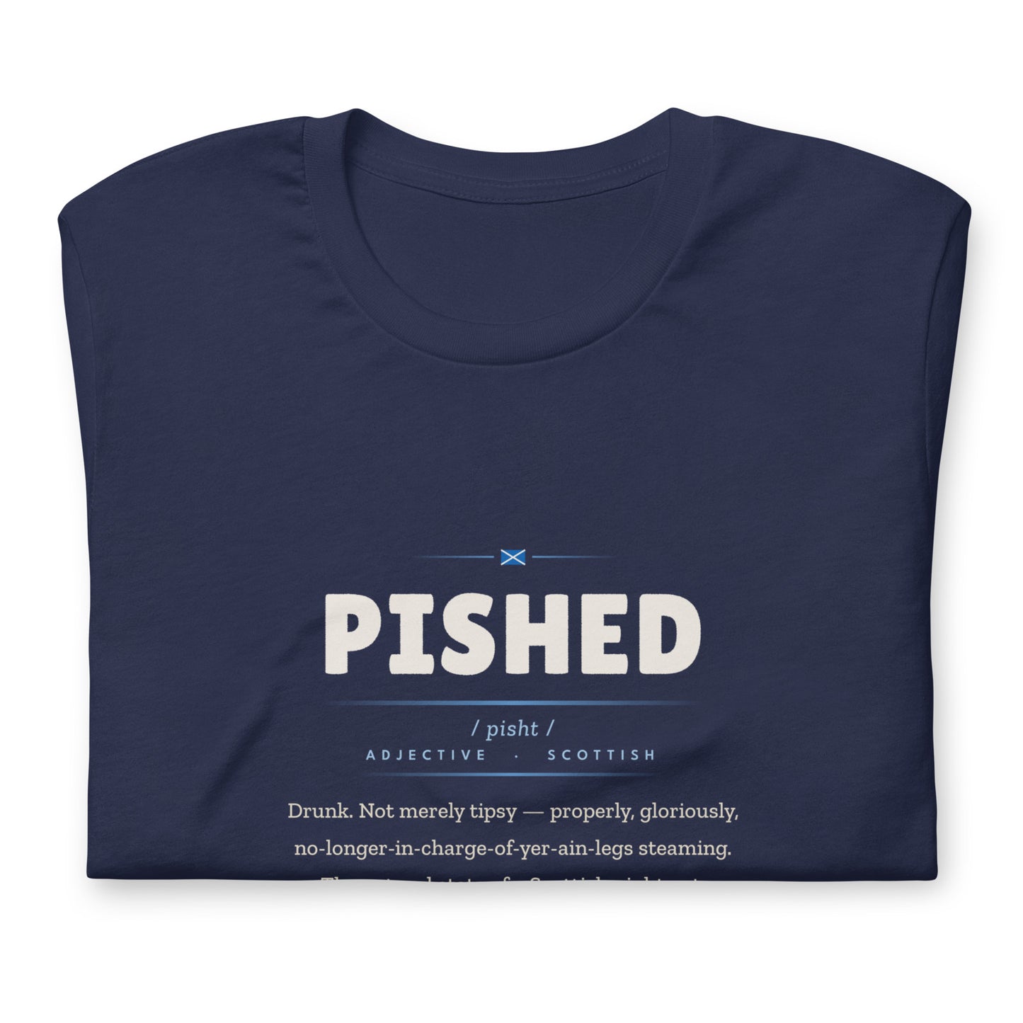 PISHED | Navy | Folded