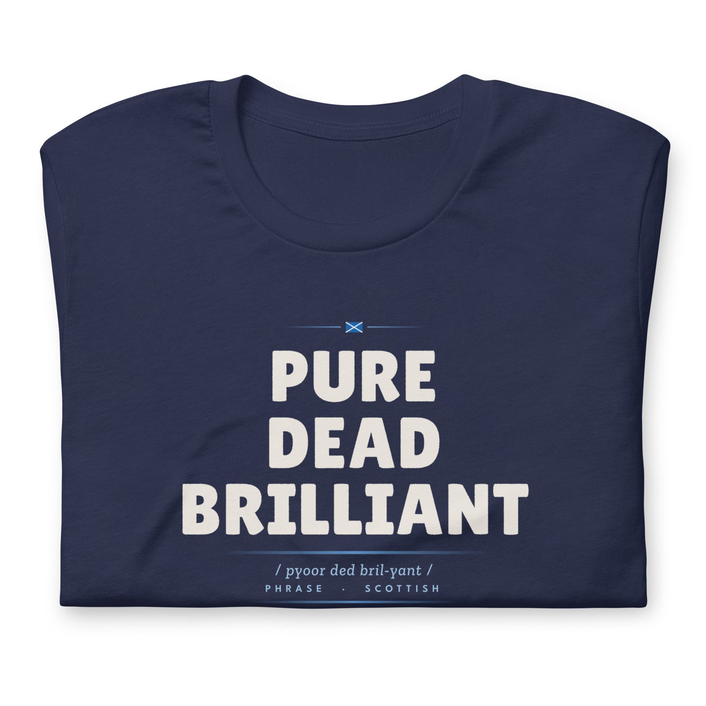 PURE DEAD BRILLIANT | Navy | Folded