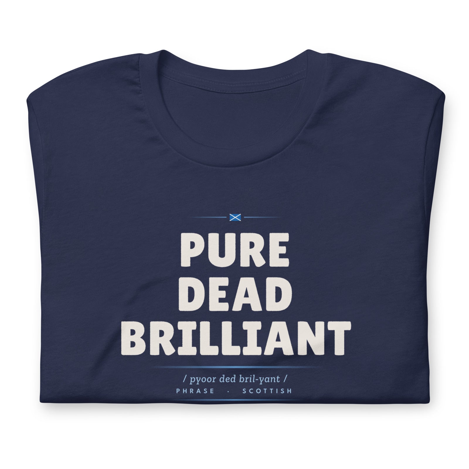 PURE DEAD BRILLIANT | Navy | Folded