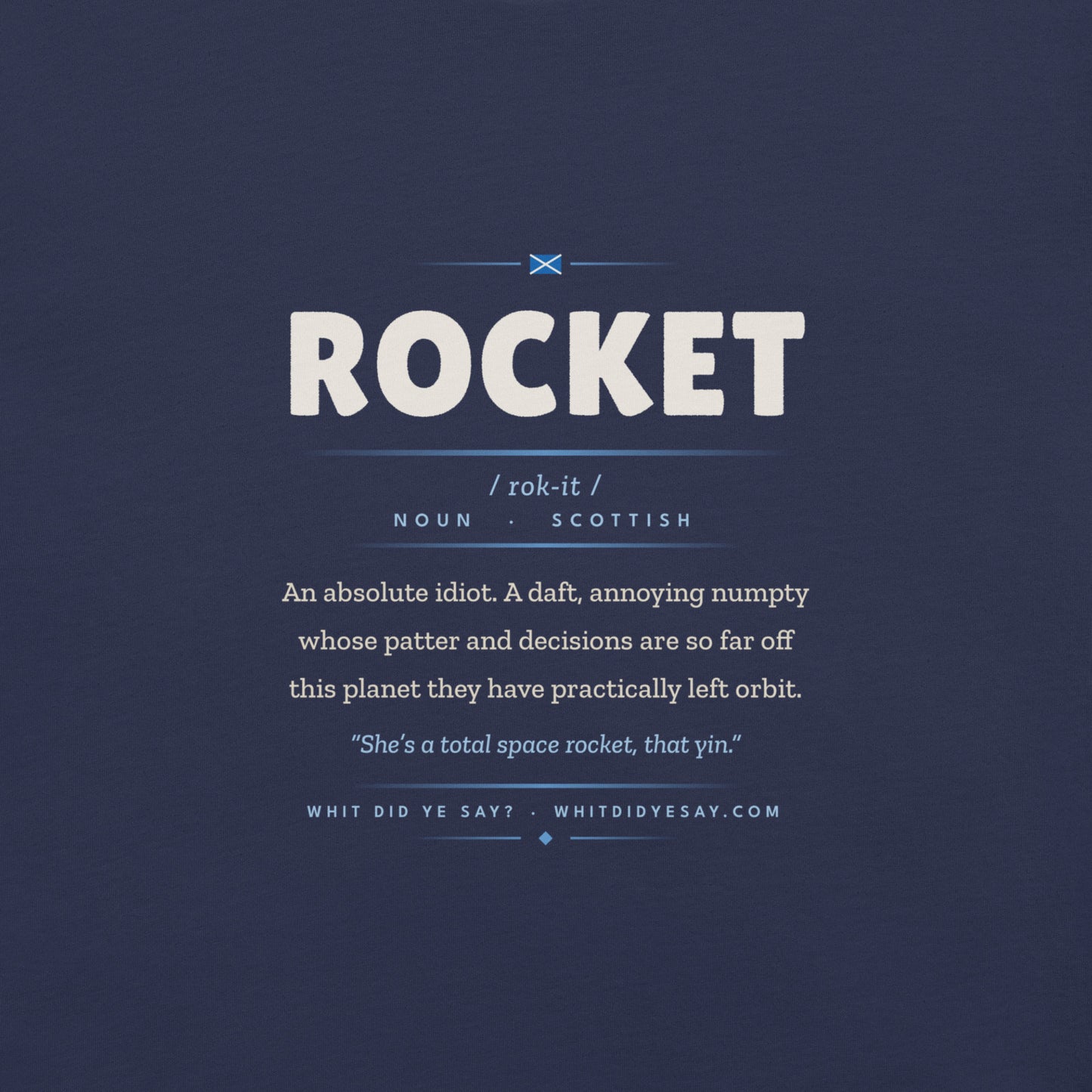ROCKET | Navy | Zoomed In