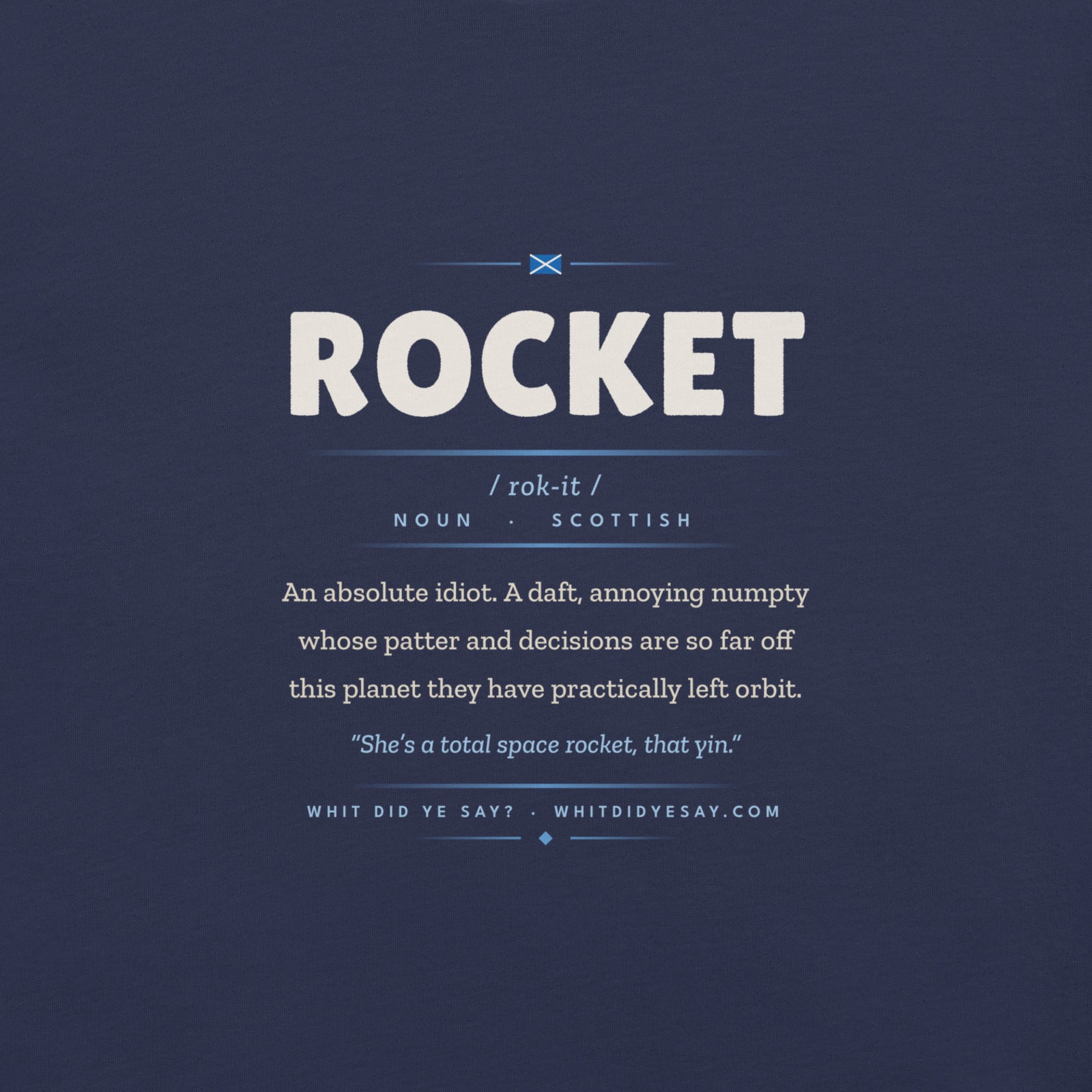 ROCKET | Navy | Zoomed In