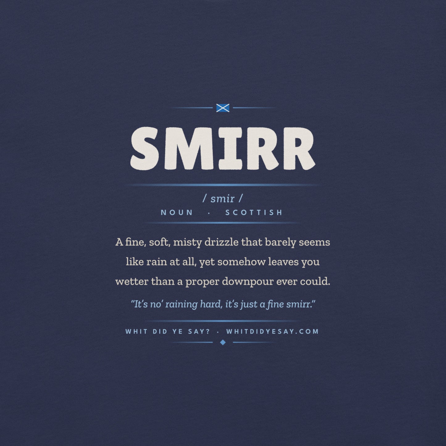 SMIRR | Navy | Zoomed In