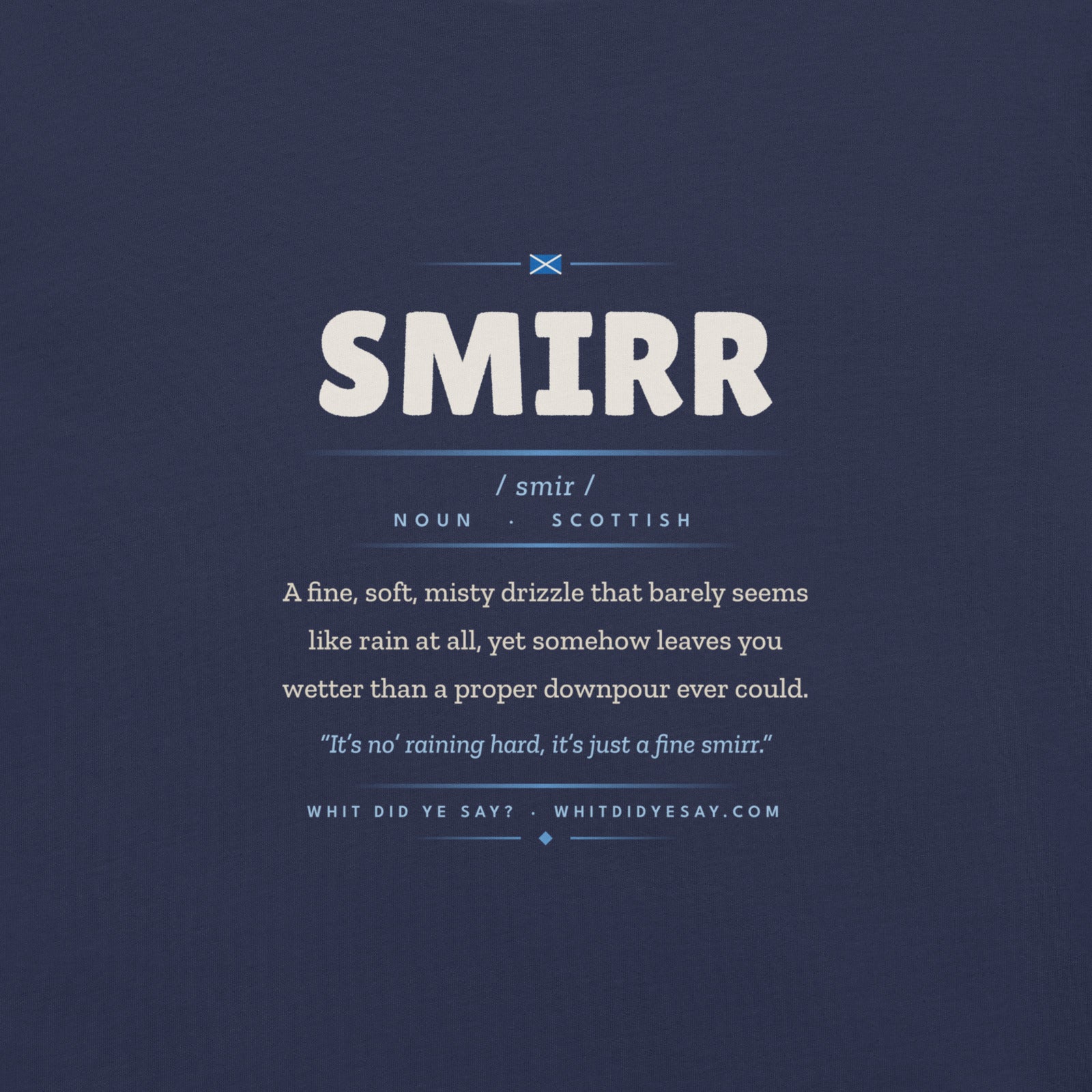 SMIRR | Navy | Zoomed In