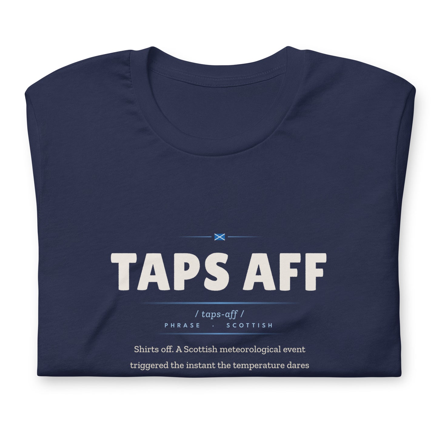 TAPS AFF | Navy | Folded