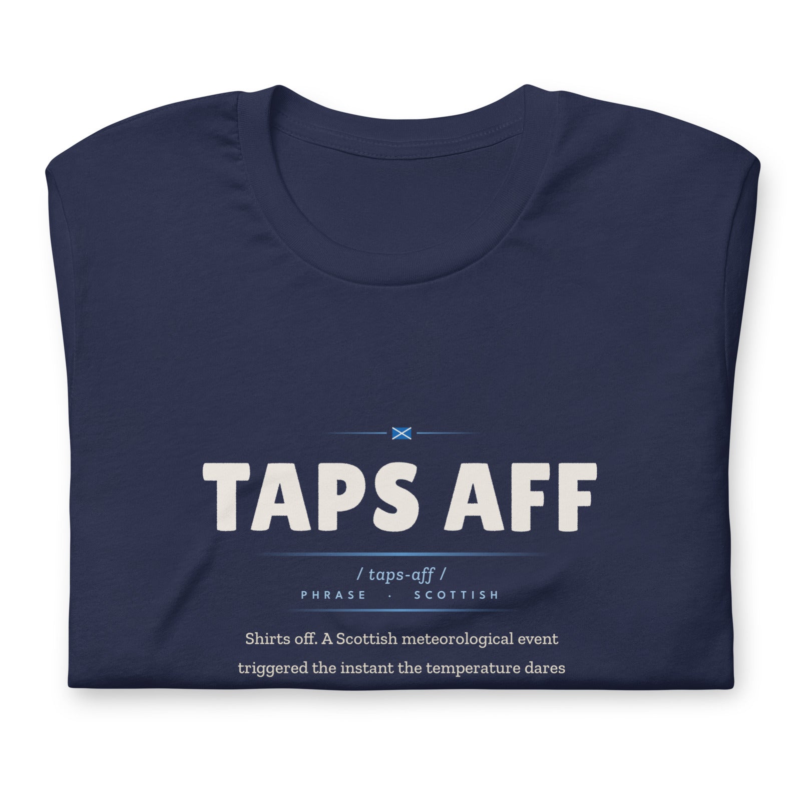 TAPS AFF | Navy | Folded