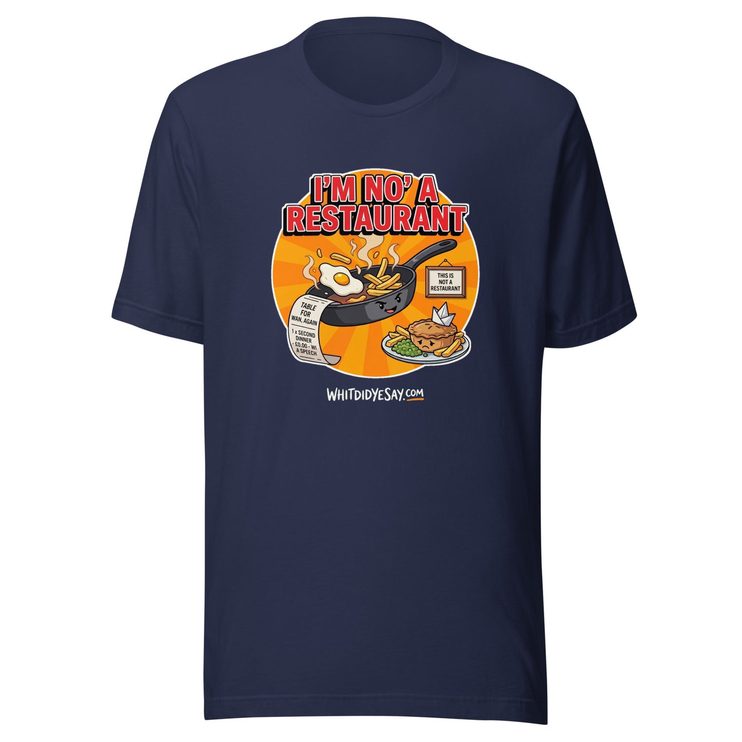 I'm No' a Restaurant The Maw Tee | Navy | Ghost