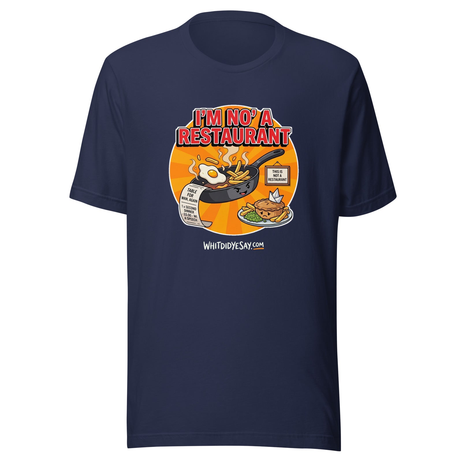 I'm No' a Restaurant The Maw Tee | Navy | Ghost