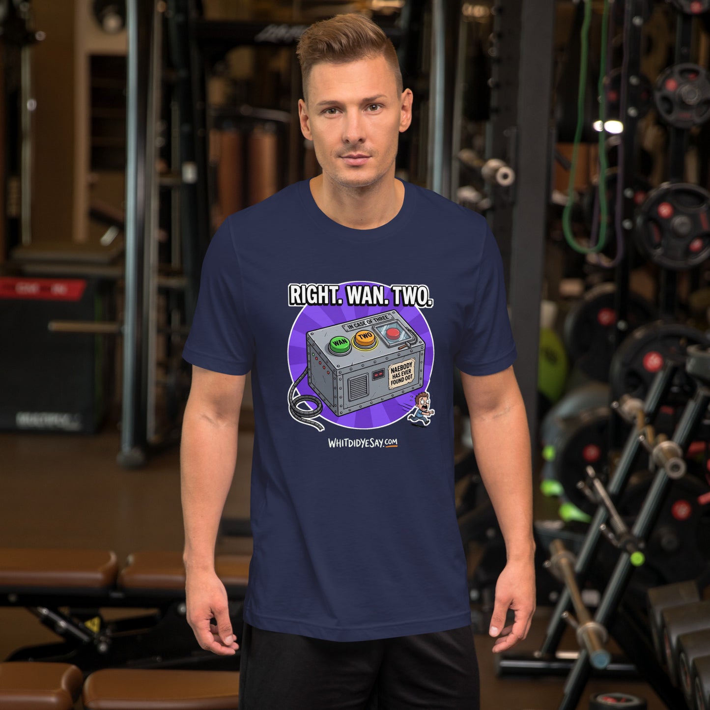 Right. Wan. Two. The Maw Tee | Navy | Men's Lifestyle