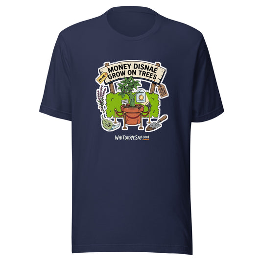 Money Disnae Grow on Trees The Maw Tee | Navy | Ghost