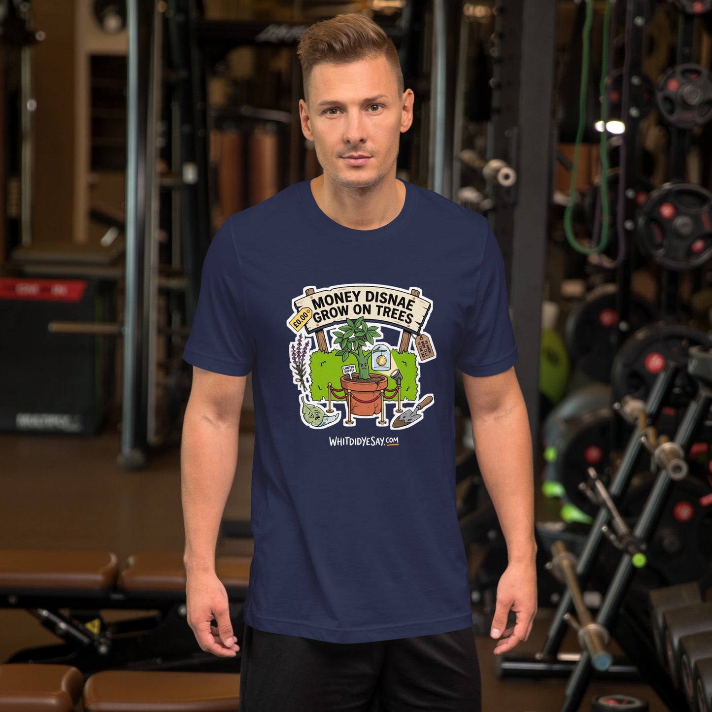 Money Disnae Grow on Trees The Maw Tee | Navy | Men's Lifestyle