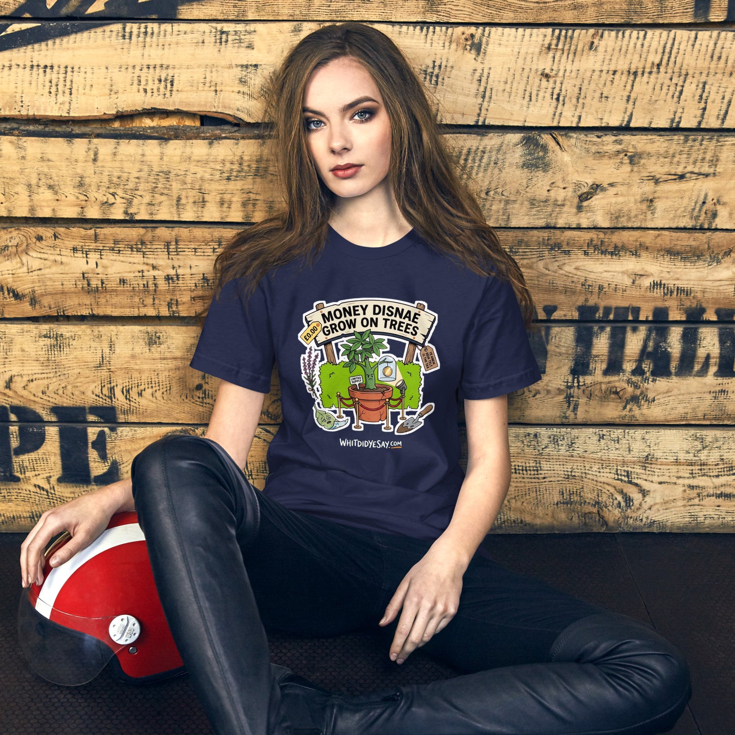 Money Disnae Grow on Trees The Maw Tee | Navy | Women's Lifestyle 3