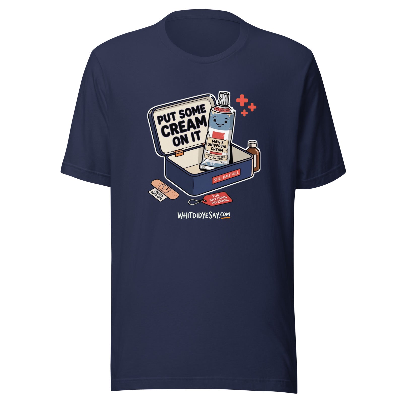 Put Some Cream on It The Maw Tee | Navy | Ghost