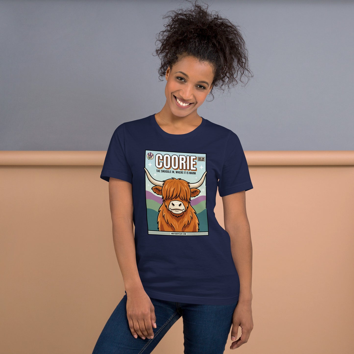 COORIE - The Full Scottish Tee | Navy | Men's Lifestyle