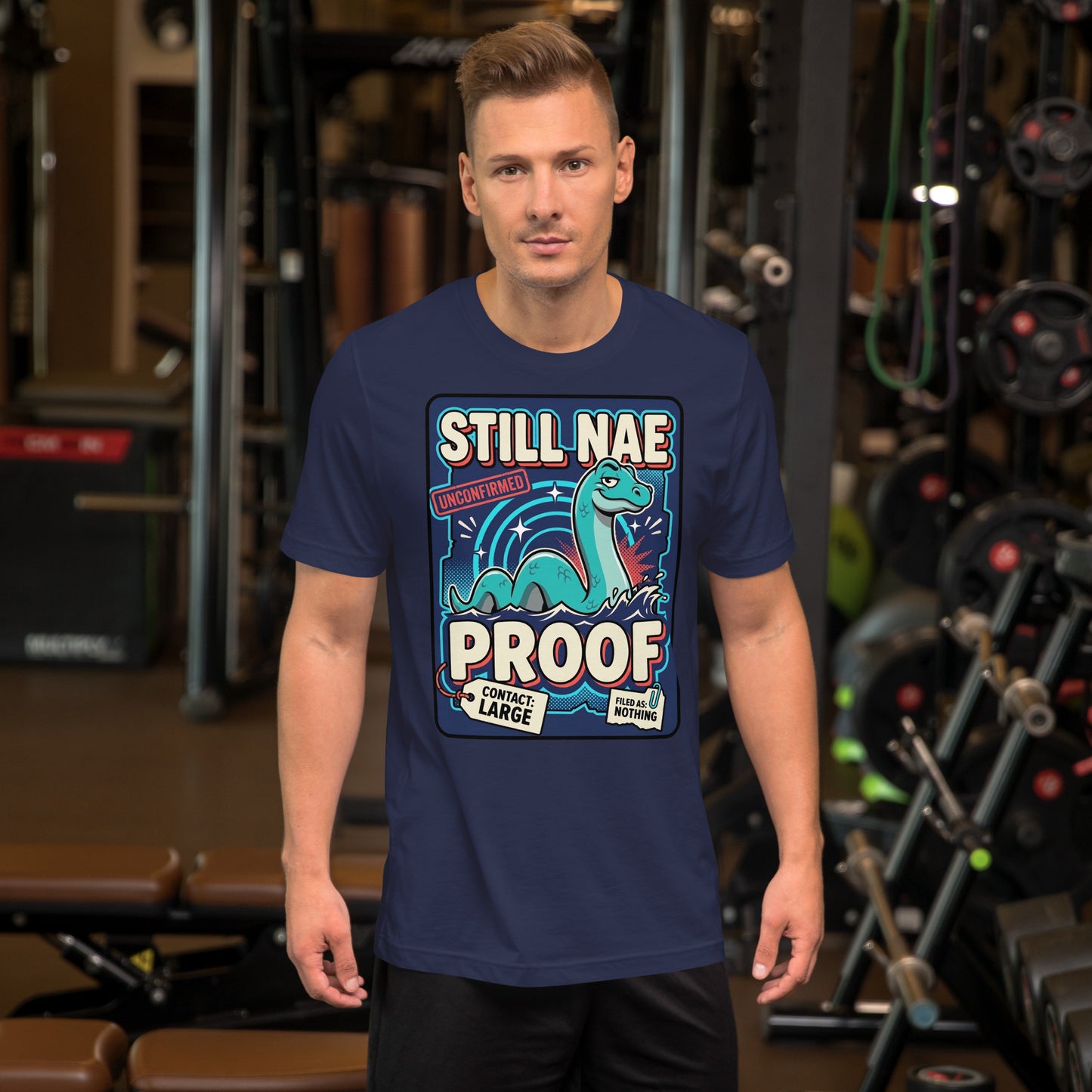STILL NAE PROOF - The Full Scottish Tee | Navy | Men's Lifestyle