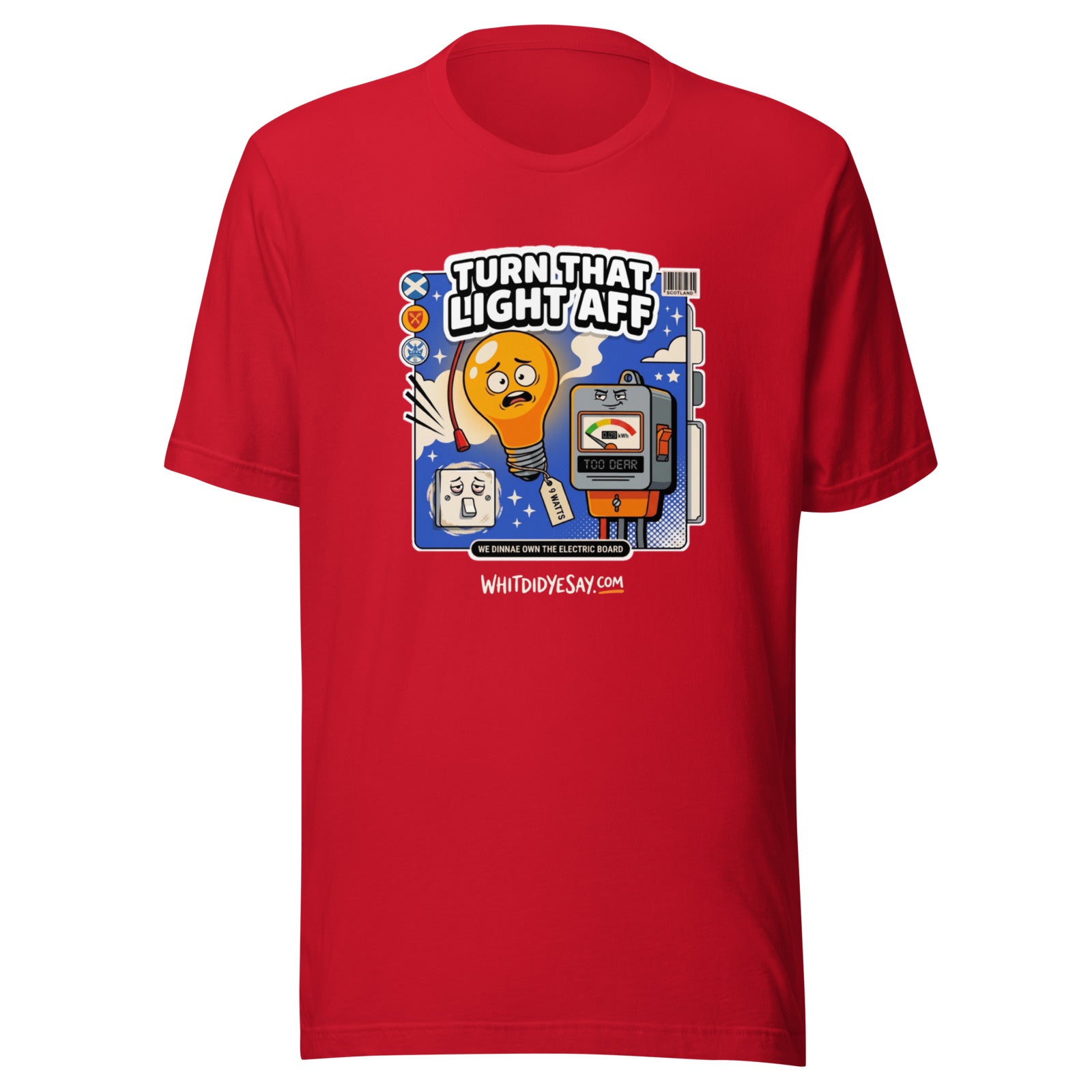 Turn That Light Aff - The Maw Tee | Red | Ghost