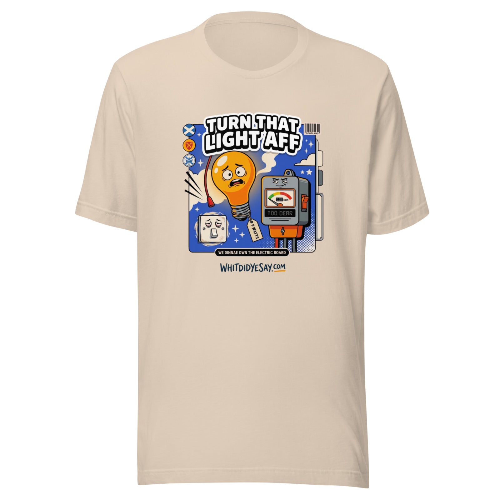 Turn That Light Aff - The Maw Tee | Soft Cream | Ghost
