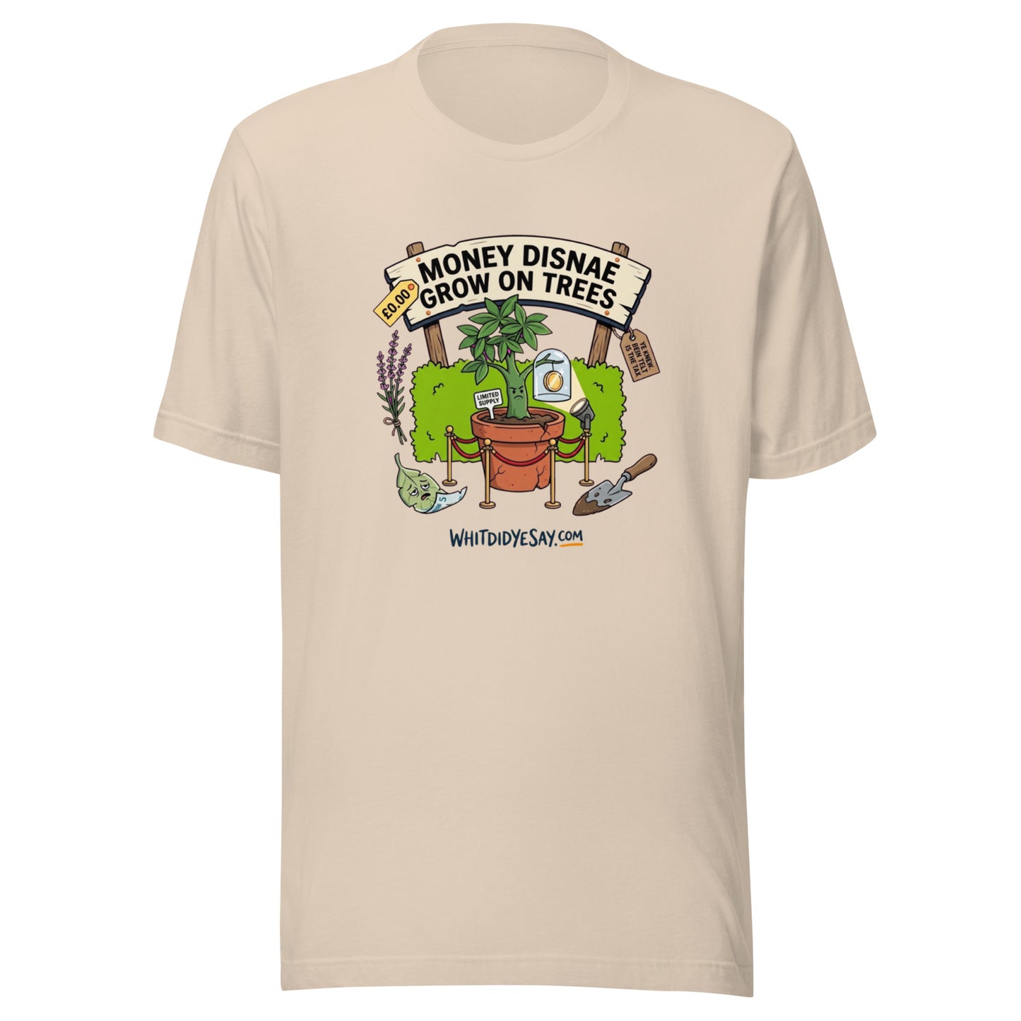 Money Disnae Grow on Trees - The Maw Tee | Soft Cream | Ghost