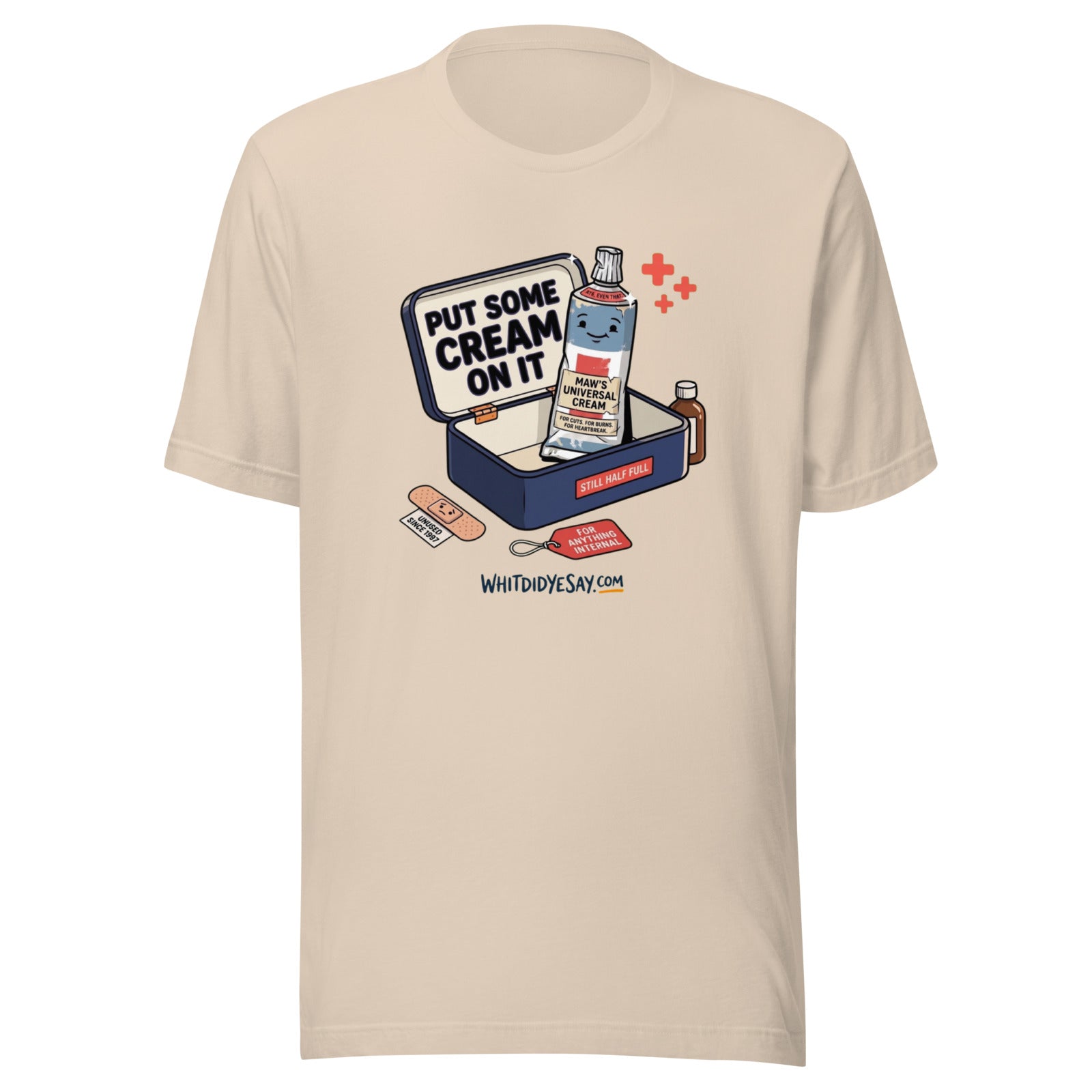 Put Some Cream on It - The Maw Tee | Soft Cream | Ghost
