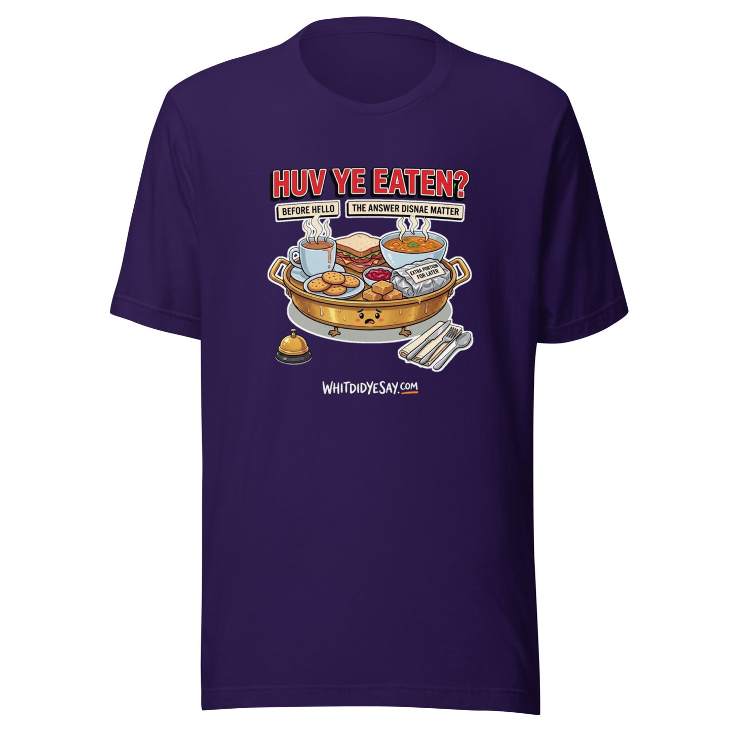Huv Ye Eaten? The Maw Tee | Team Purple | Ghost