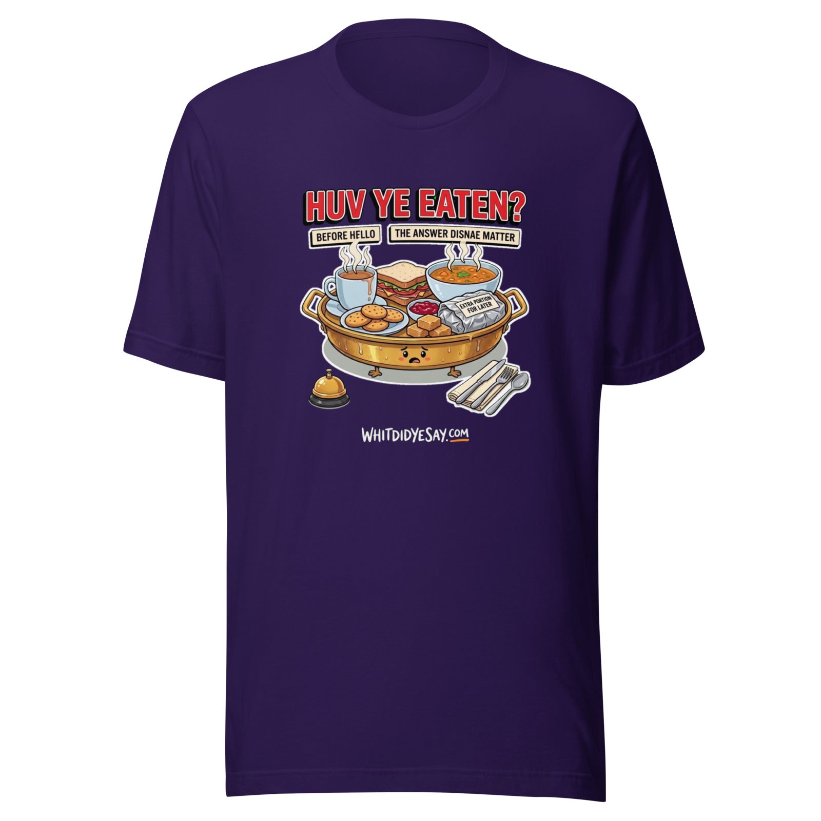 Huv Ye Eaten? The Maw Tee | Team Purple | Ghost