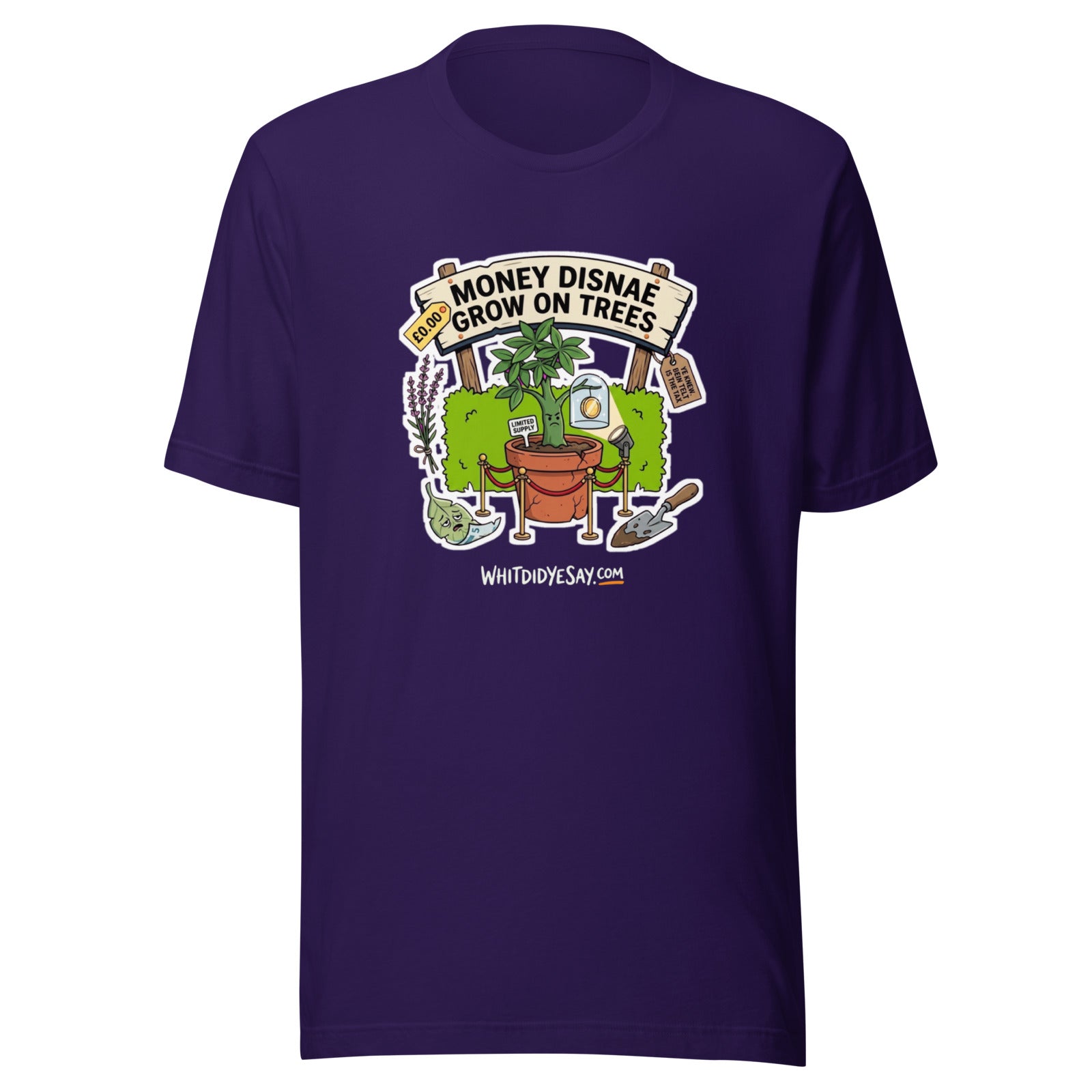 Money Disnae Grow on Trees - The Maw Tee | Team Purple | Ghost